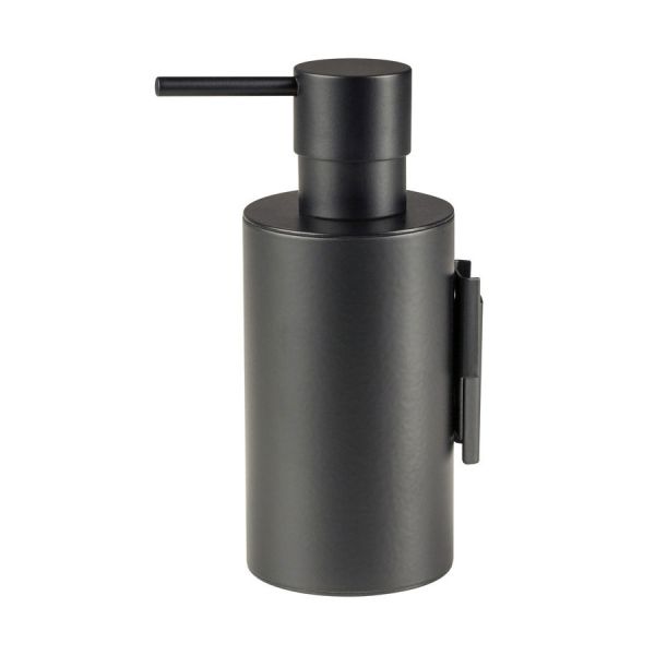 Moods Matt Black Wall Mounted Soap Dispenser