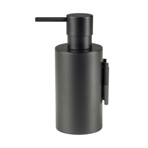 Moods Matt Black Wall Mounted Soap Dispenser