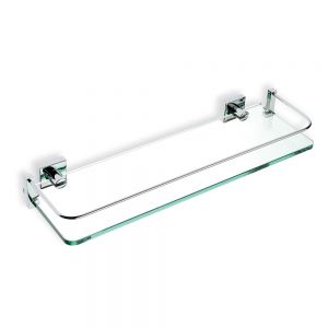 Moods 400 Glass Shelf with Chrome Brackets