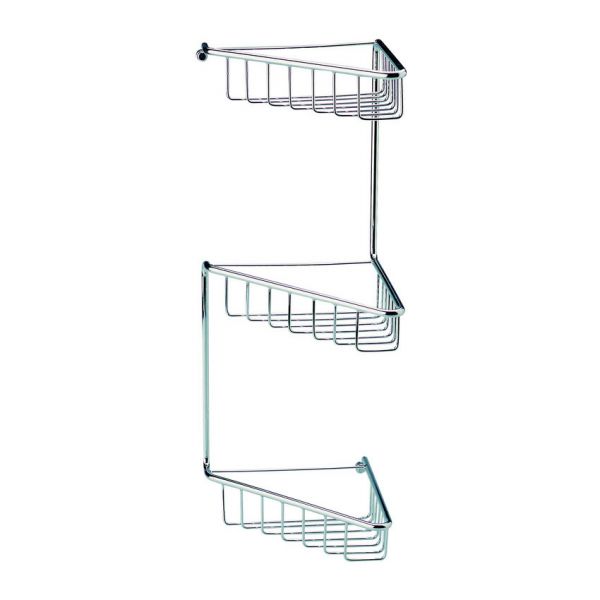 Moods Triple Corner Shower Basket