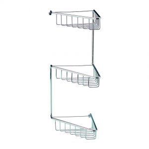 Moods Triple Corner Shower Basket