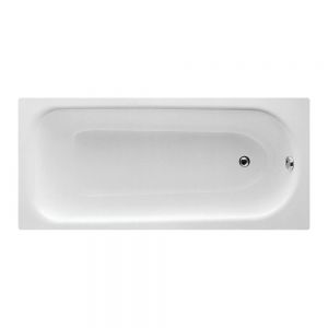 Moods Belvedere 1600 x 700 Single Ended Steel Bath