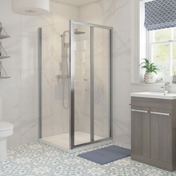 Moods Reflex Tide 700 Framed Bifold Shower Door #2