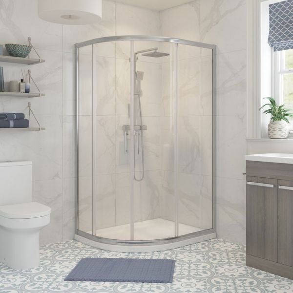 Moods Reflex Tide 900 x 760 Two Door Offset Quadrant Shower Enclosure