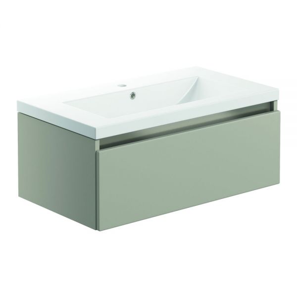 Moods Chelston 800 Latte Wall Hung Vanity Unit and Basin