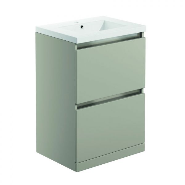 Moods Chelston 600 Latte Floor Standing Vanity Unit and Basin