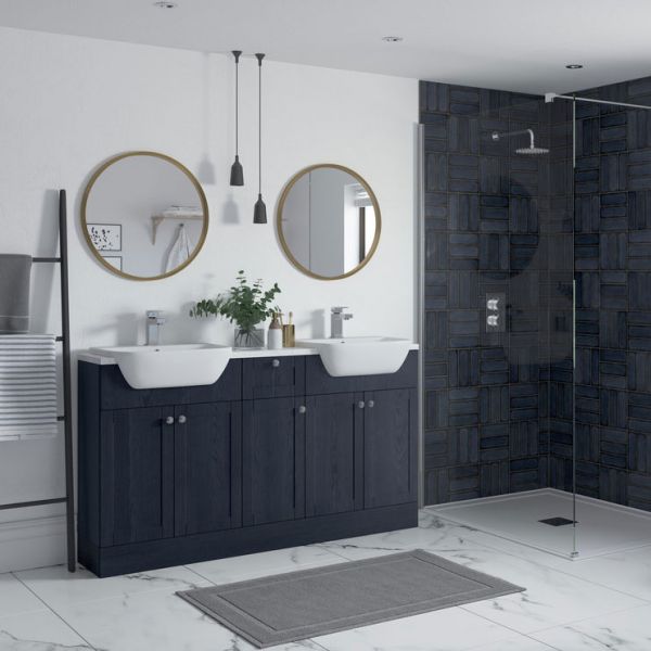 Moods Bickington Indigo Ash Floor Standing WC Unit #2