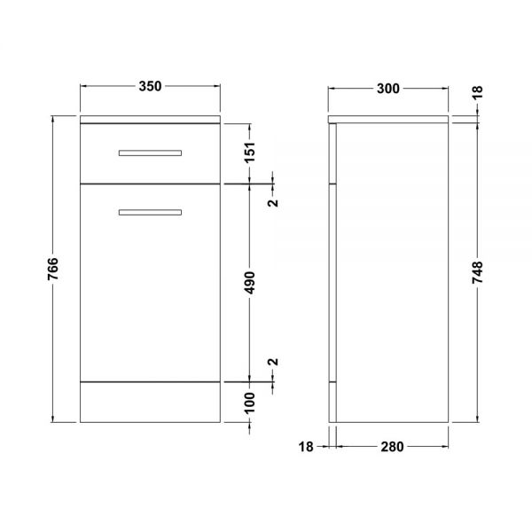 Nuie Mayford Laundry Basket PRC153 #2