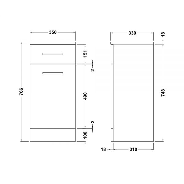 Nuie Mayford Laundry Basket PRC154 #2