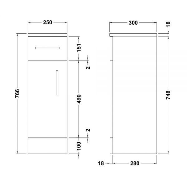 Nuie Mayford Cupboard PRC171 #2