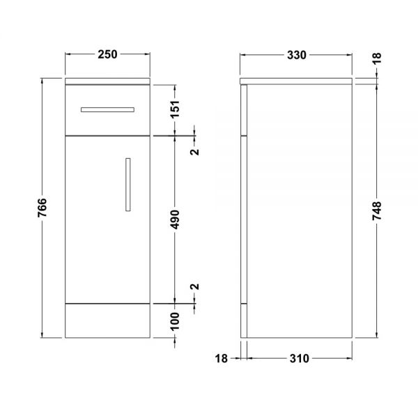 Nuie Mayford Cupboard PRC172 #2
