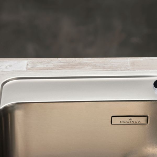 Reginox Ohio Single Bowl Stainless Steel Kitchen Sink 540 x 510mm #6