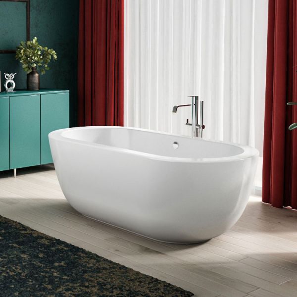 Charlotte Edwards Olympia Gloss White 1690 Freestanding Bath #2