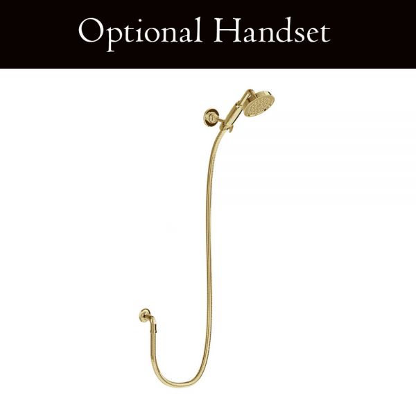 Burlington Riviera Gold Riser Rail with Adjustable Bracket 1000mm RIV37 GOLD #2