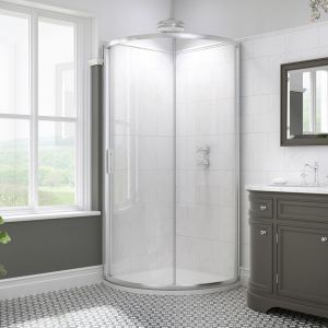 Kudos Original6 1000 x 810mm Curved Slider Shower Enclosure Side Access