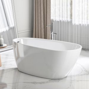 Charlotte Edwards Phobos Gloss White 1500 Freestanding Bath