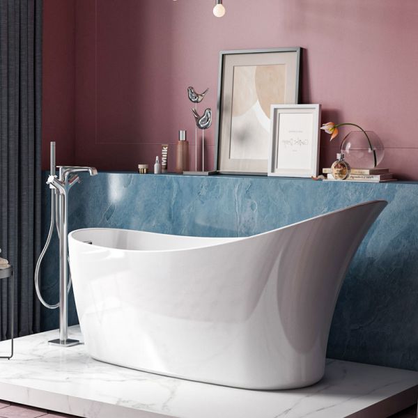 Charlotte Edwards Portobello White 1590 Freestanding Slipper Bath #2
