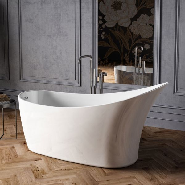 Charlotte Edwards Portobello White 1590 Freestanding Slipper Bath