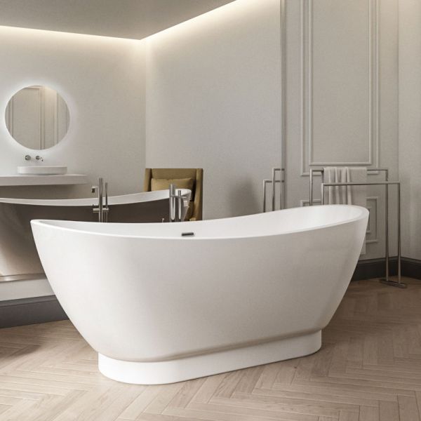 Charlotte Edwards Richmond Gloss White 1760 Freestanding Bath #2