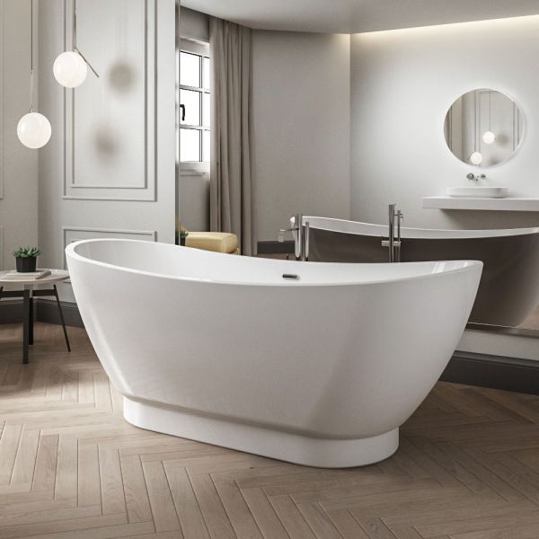 Charlotte Edwards Richmond Gloss White 1760 Freestanding Bath #3