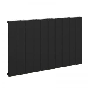 Eastbrook Rosano 600 x 660 Horizontal Matt Black Designer Radiator