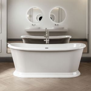 Charlotte Edwards Rosemary Gloss White 1700 Freestanding Bath