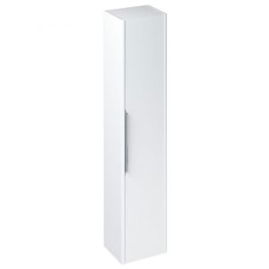 Britton Shoreditch Matt White Wall Hung Tall Storage Unit