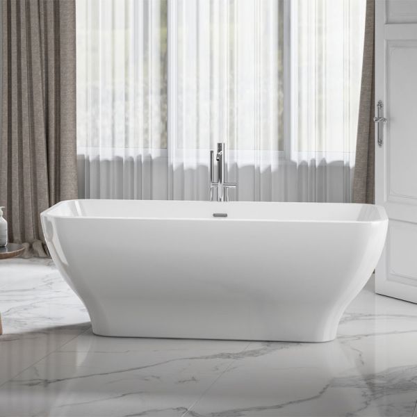 Charlotte Edwards Thebe Gloss White 1700 Freestanding Bath