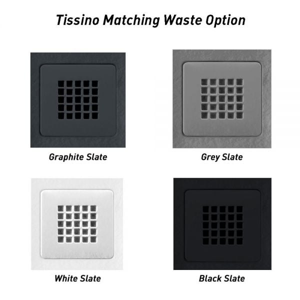 Tissino Giorgio2 2000 x 900 Rectangular Soft Taupe Slate Effect Shower Tray #3