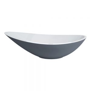 Moods Cradle Grey Oval Resin Washbowl Basin