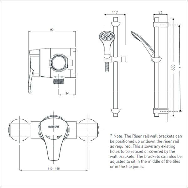 ada shower valve requirements