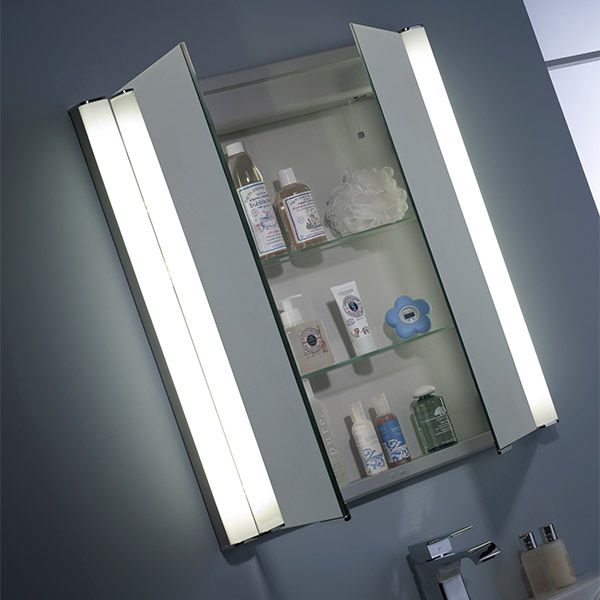 Roper Rhodes Vertex 700 Double Glass Door Bathroom Mirror Cabinet Vec070 Roper Rhodes Vertex 700 Double Glass, Roper Rhodes Illusion Single Mirror Glass Door Cabinet
