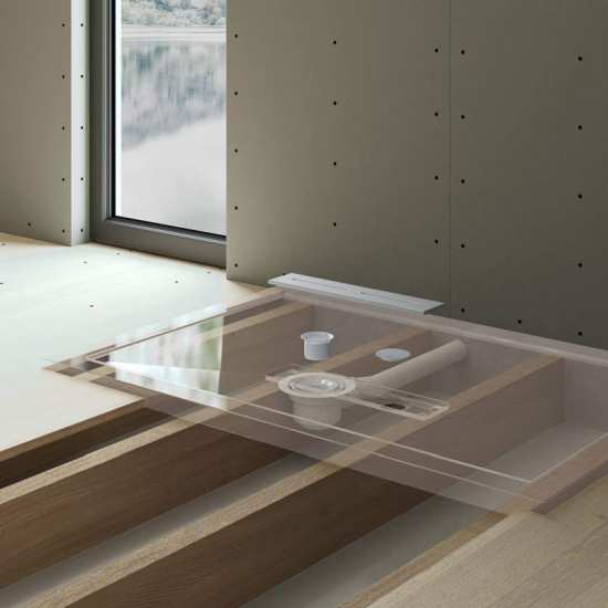 Kudos Connect2 White 1600 x 800 Rectangular Shower Tray #4