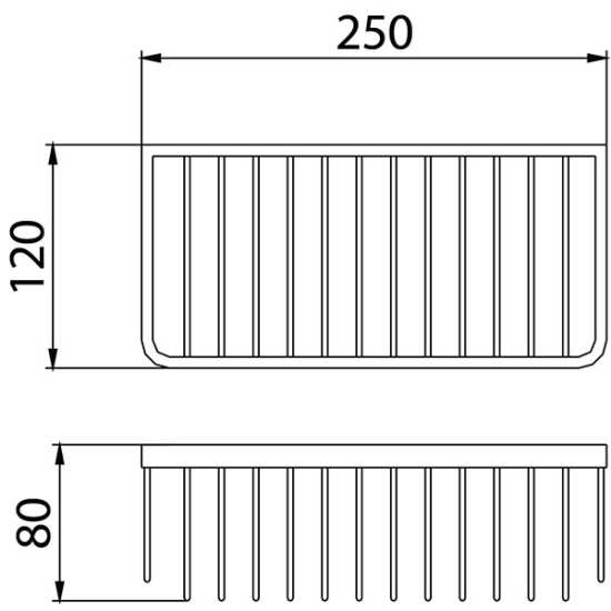Bristan Wire Basket COMP BASK03 C #2