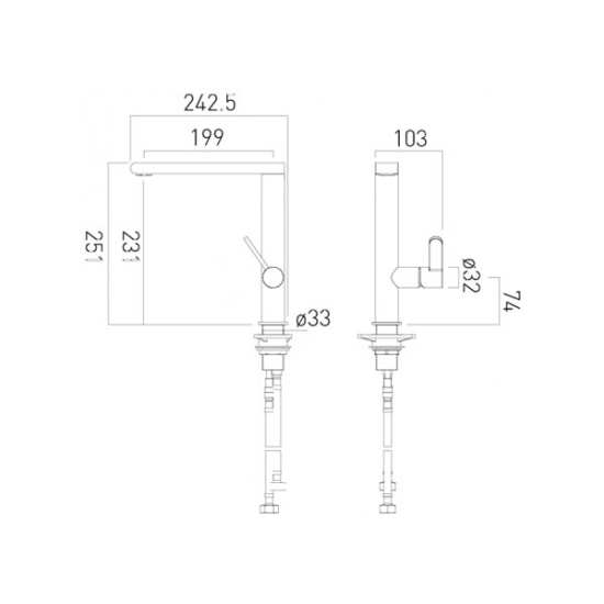 Vado Ion Sink Mixer Tap #2