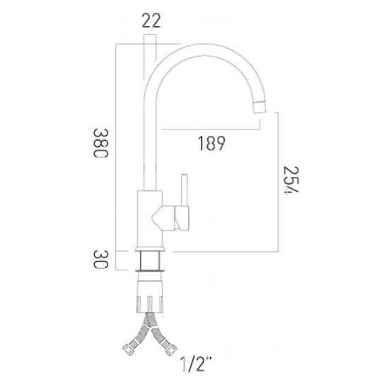 Vado Bahr Sink Mixer Tap #2