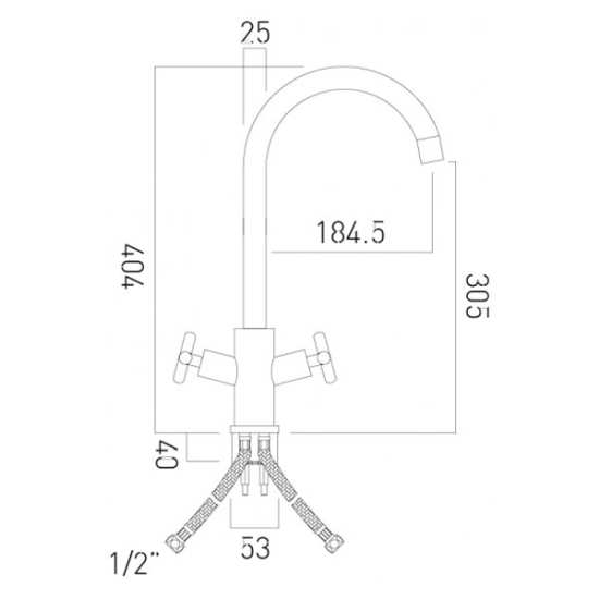Vado Elements Sink Mixer Tap #2