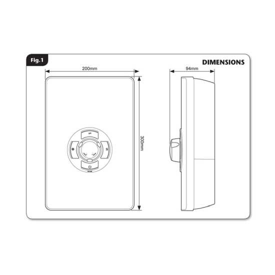 Triton Aspirante 9.5kW Electric Shower DICE0042 #2