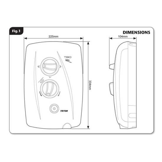 Triton T80ZFF 7.5kW Electric Shower DICE0062 #2