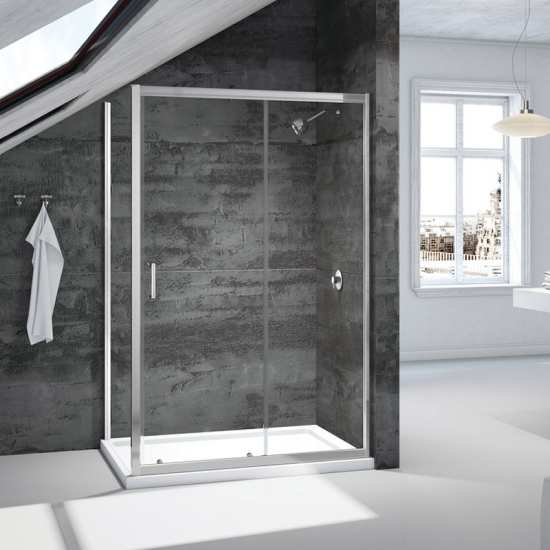 Merlyn Vivid Boost Loft 1200 Sliding Shower Door DIES1802 #2