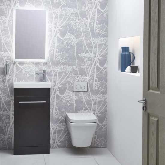 Roper Rhodes Esta 460 Freestanding Dark Clay Vanity Unit and Basin ESVB45GDC ESB45 #2