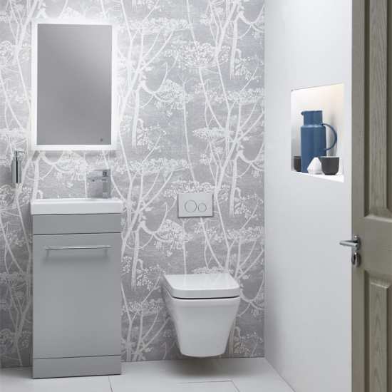 Roper Rhodes Esta 460 Freestanding Light Grey Vanity Unit and Basin ESVB45LG ESB45 #2