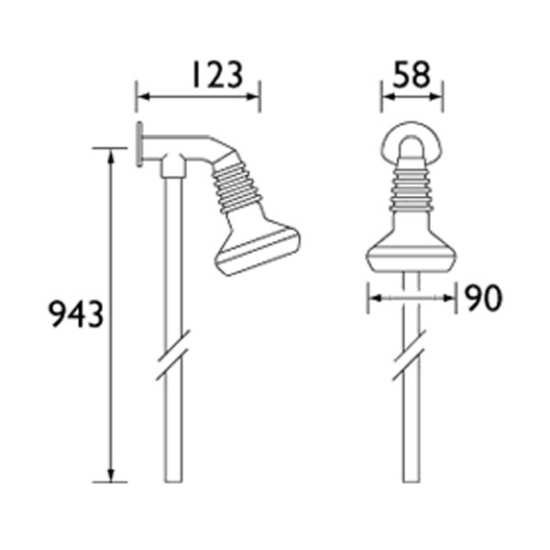 Bristan Shower Kit 115 Chrome Plated BKIT RBFH CP KIT115 C #2