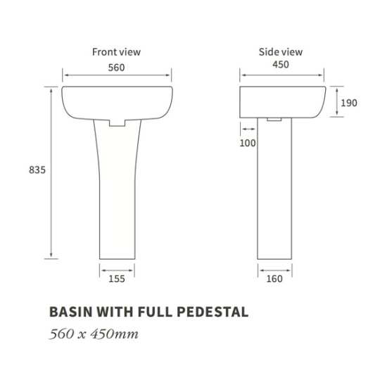 Moods Gya Basin and Pedestal 560 x 450mm #2