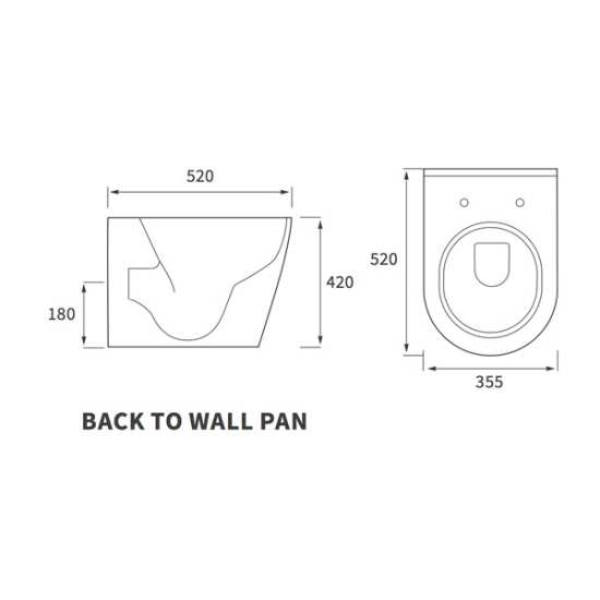 Moods Andolo Back To Wall Toilet #2
