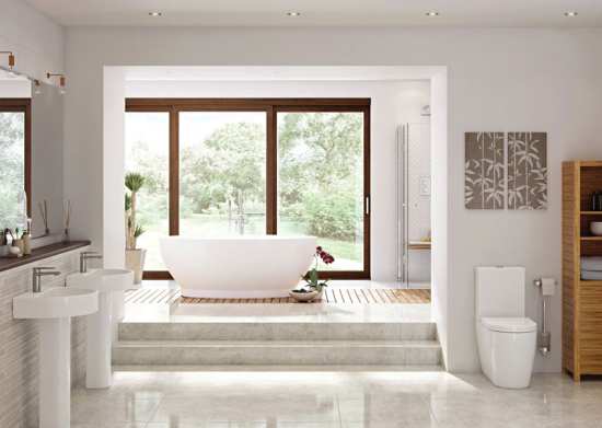 Moods Andolo Rimless Open Back Close Coupled Toilet #3