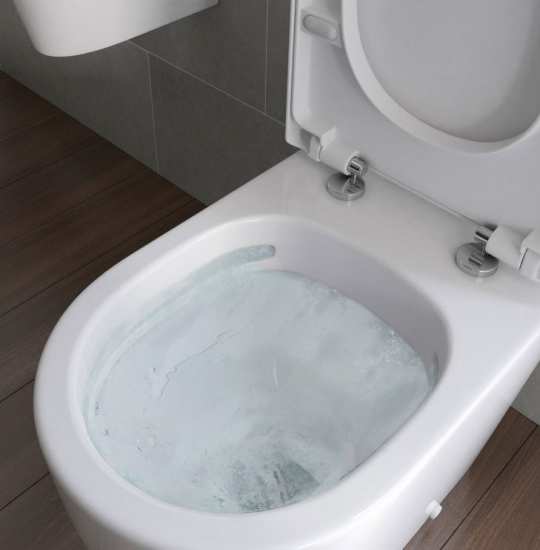 Moods Andolo Rimless Open Back Close Coupled Toilet #2