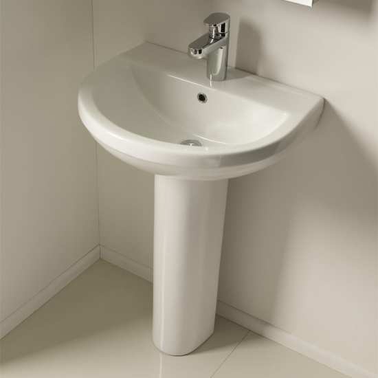 Roper Rhodes Minerva 540mm Basin And Pedestal DPB54 DPED #3