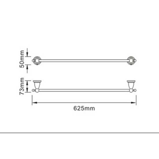 Bristan 1901 Towel Rail N2 RAIL C #2