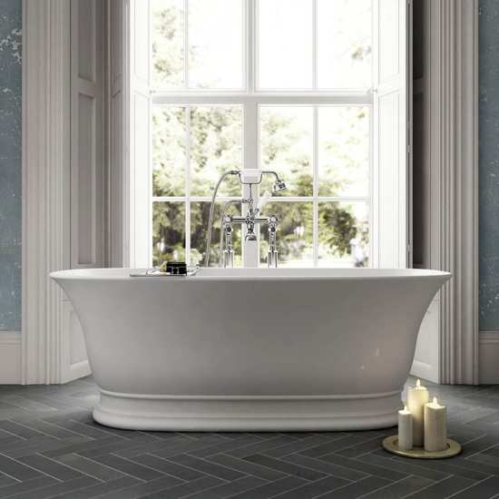 Hudson Reed Farringdon Freestanding Bath 1550mm NBB004 #3